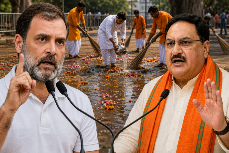 Rahul Gandhi Demands FIR Over Haldwani ‘Purification’ Row; BJP Hits Back at Congress