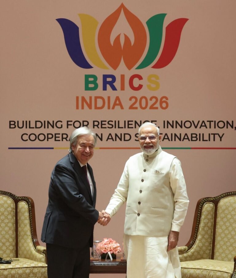 MODI-GUTERRES MEETING PUTS UN REFORM AND GLOBAL SOUTH AT THE HEART OF BRICS 2026