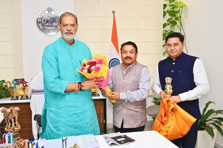 Indian Oil Adani Ventures Leadership Meets Odisha Deputy CM Kanak Vardhan Singh Deo,