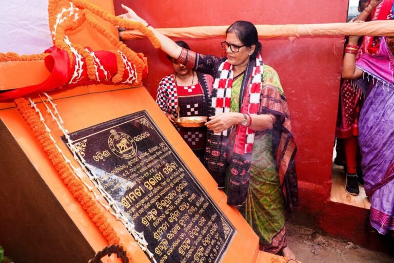 Nimapara Gets a Green and Public-Welfare Push as Deputy CM Pravati Parida Lays Foundation Stones for Key Projects