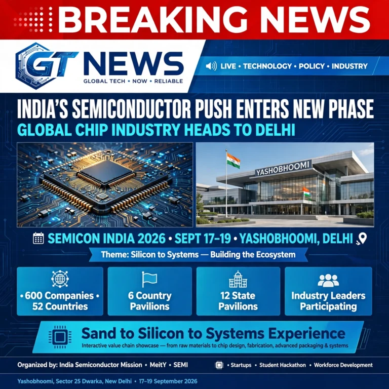 INDIA’S SEMICONDUCTOR PUSH ENTERS A NEW PHASE AS GLOBAL CHIP INDUSTRY HEADS TO DELHI