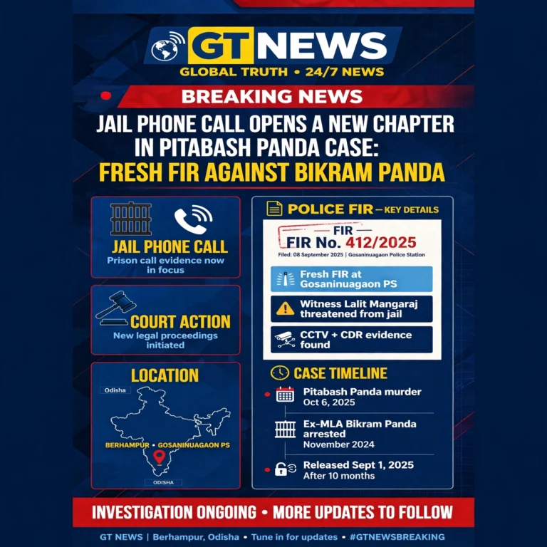 JAIL PHONE CALL OPENS A NEW CHAPTER IN PITABASH PANDA CASE: FRESH FIR AGAINST BIKRAM PANDA