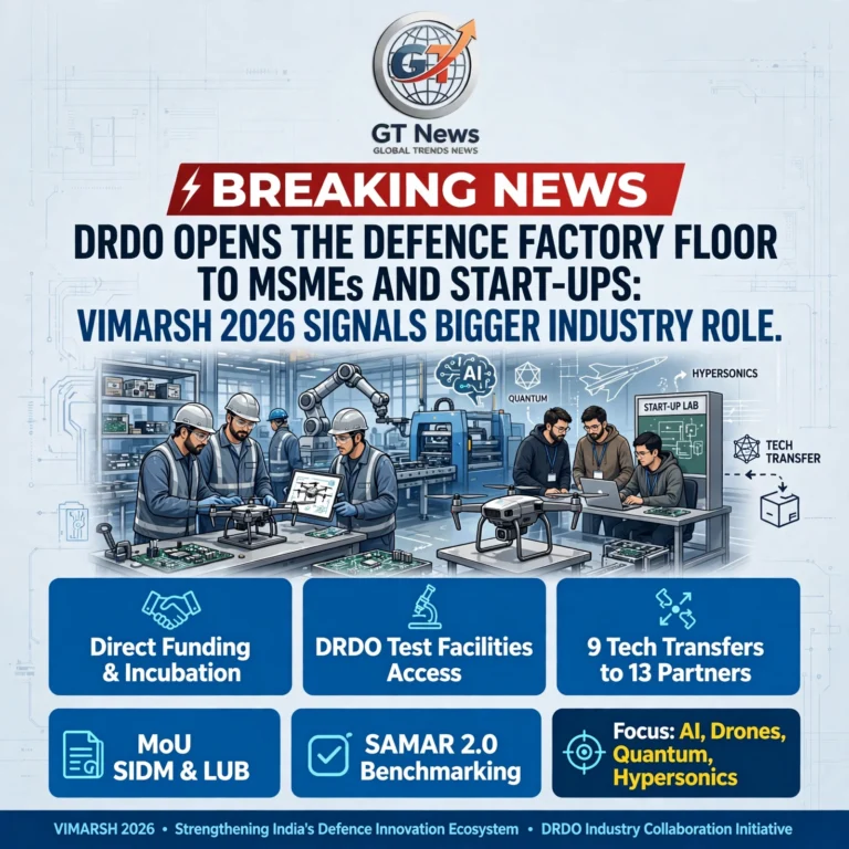 DRDO OPENS THE DEFENCE FACTORY FLOOR TO MSMEs AND START-UPS: VIMARSH 2026 SIGNALS BIGGER INDUSTRY ROLE