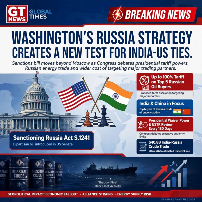 WASHINGTON’S RUSSIA STRATEGY CREATES A NEW TEST FOR INDIA-US TIES