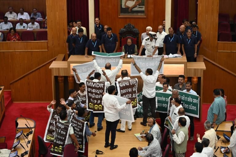 MMDR Dispute Heats Up Odisha Assembly as Opposition Protest Disrupts Question Hour