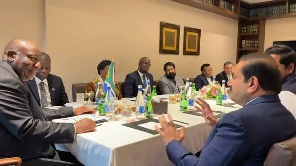 Gautam Adani Meets South African President Cyril Ramaphosa in Delhi