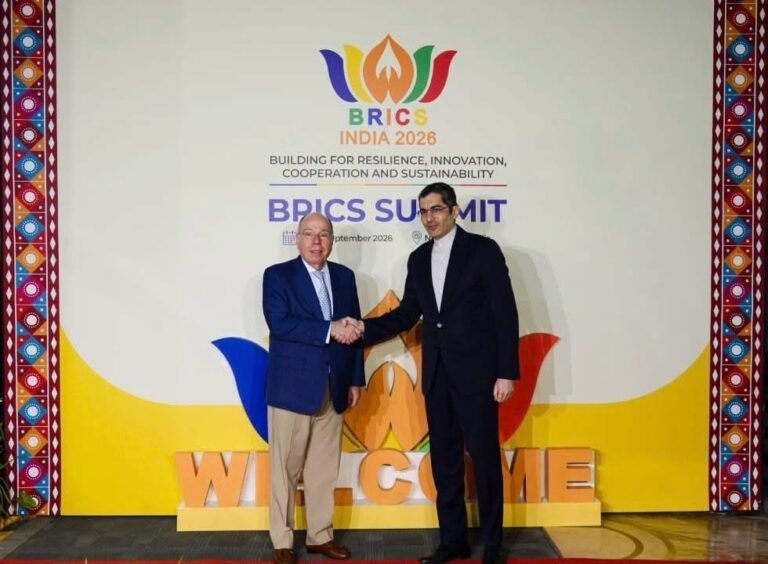 BRAZIL FOREIGN MINISTER MAURO VIEIRA ARRIVES IN NEW DELHI FOR 18TH BRICS SUMMIT
