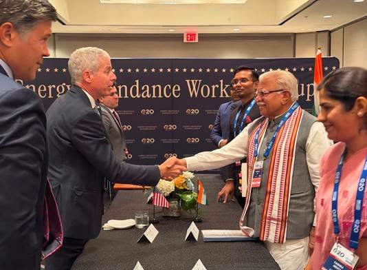 INDIA PUTS ENERGY SECURITY AND CRITICAL MINERALS AT HEART OF G20 TALKS IN US