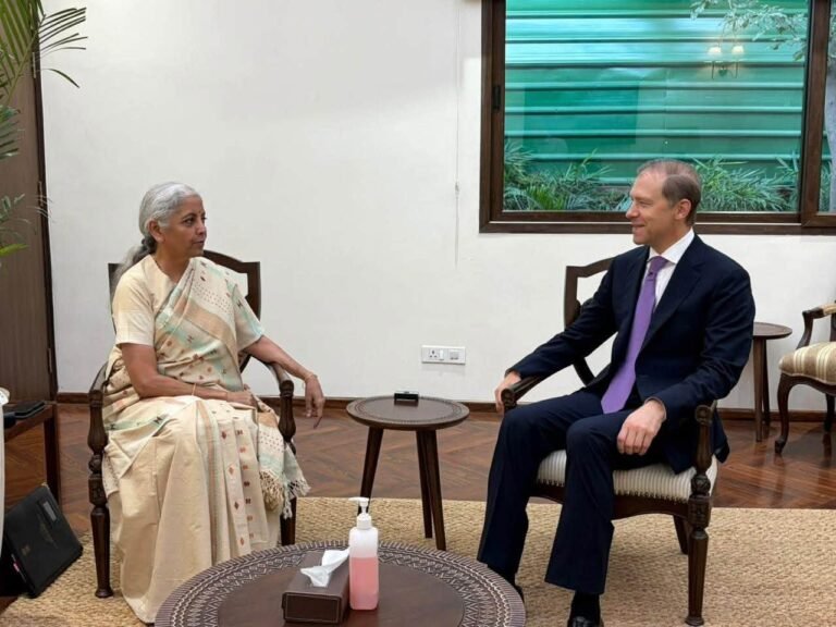 INDIA-RUSSIA ECONOMIC PARTNERSHIP IN FOCUS AS DENIS MANTUROV HOLDS NEW DELHI TALKS