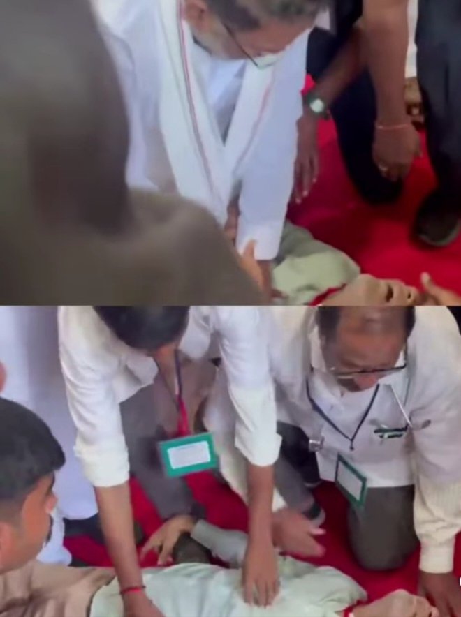 Swift Action at Telangana Assembly as Minister Performs CPR on Collapsed Staffer