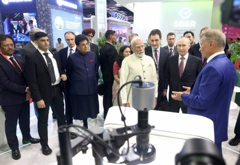 MODI-PUTIN VISIT INNOPROM EXHIBITION AT BHARAT MANDAPAM DURING BRICS 2026