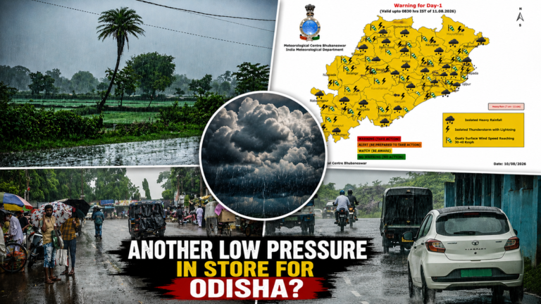 Odisha Weather: Change in Conditions Likely From September 10, Low-Pressure System May Develop