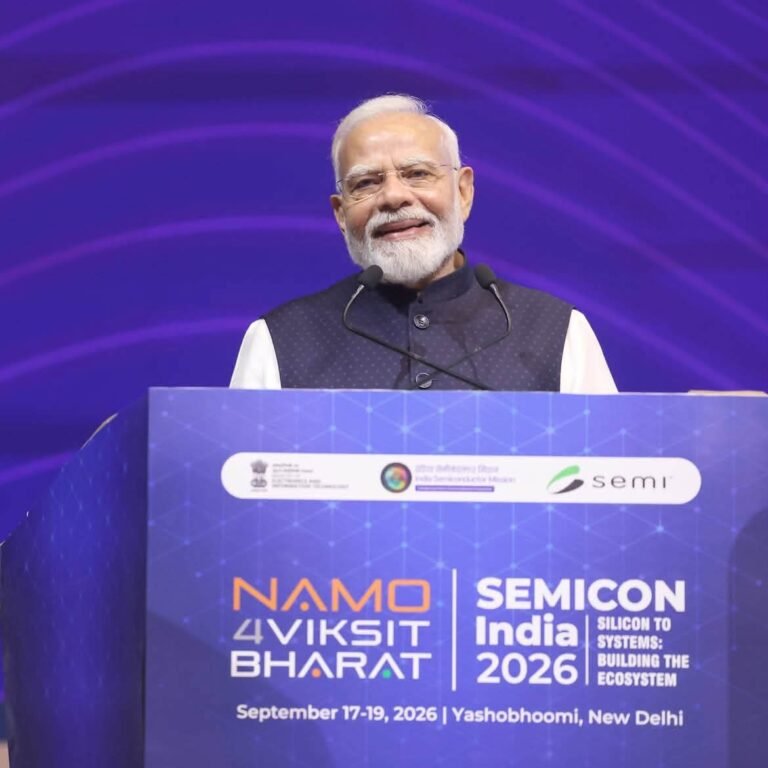 INDIA’S SEMICONDUCTOR JOURNEY MOVES FROM PLANS TO PRODUCTION AS MODI OPENS SEMICON INDIA 2026