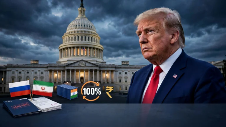 US RUSSIA-IRAN SANCTIONS BILL CLEARS CONGRESS, INDIA FACES FRESH 100% TARIFF RISK