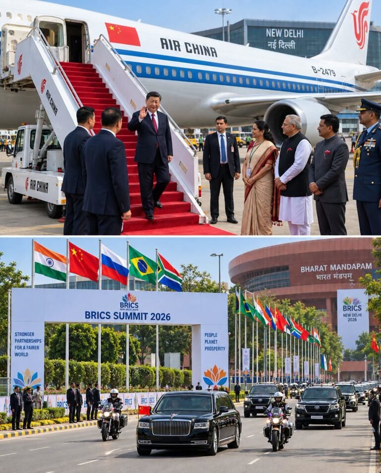 Xi Jinping Lands in India After Seven Years for BRICS Summit; Modi-Xi Meeting Draws Global Attention